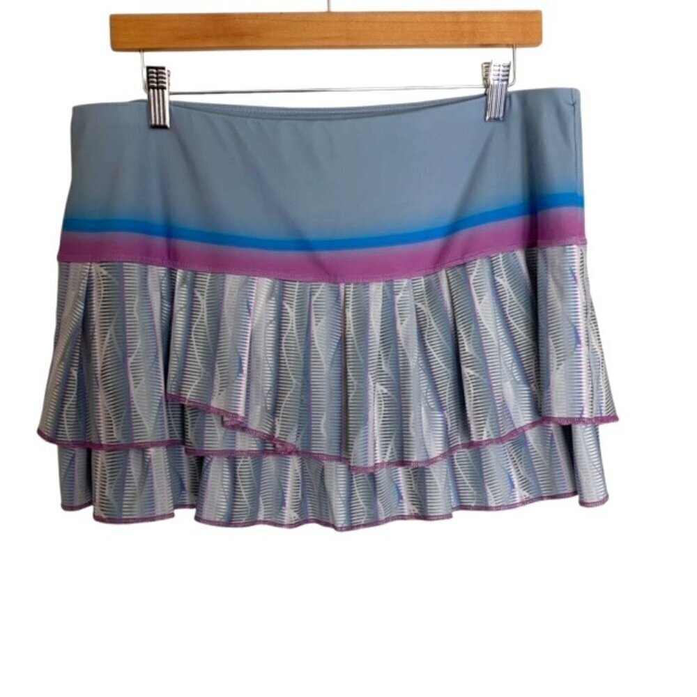 Lucky in Love Ruffle Tennis Skirt XLarge